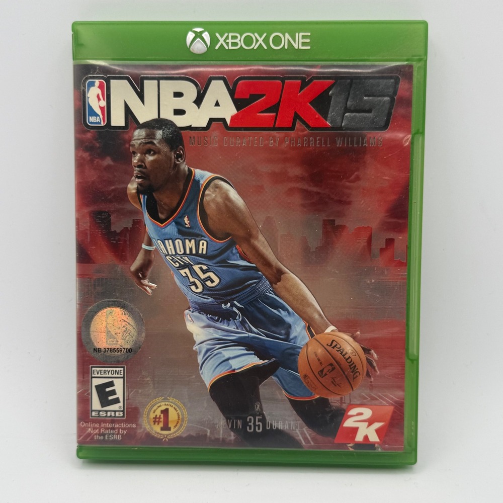 2K Sports NBA 2K15 Xbox One Standard Edition Green Case Good Kevin Durant Cover